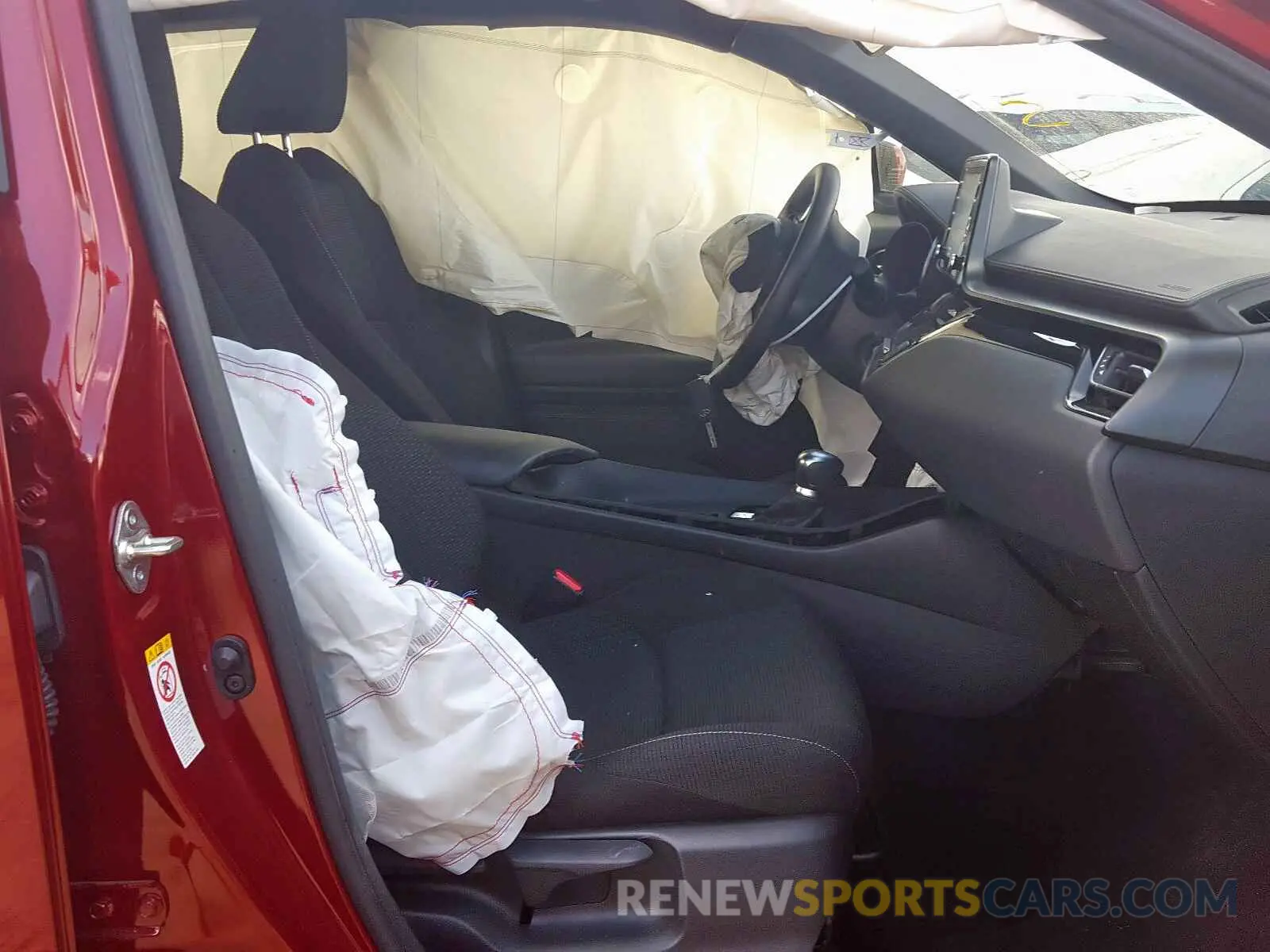 5 fotografías del automóvil dañado JTNKHMBX2K1053634 TOYOTA C-HR XLE 2019
