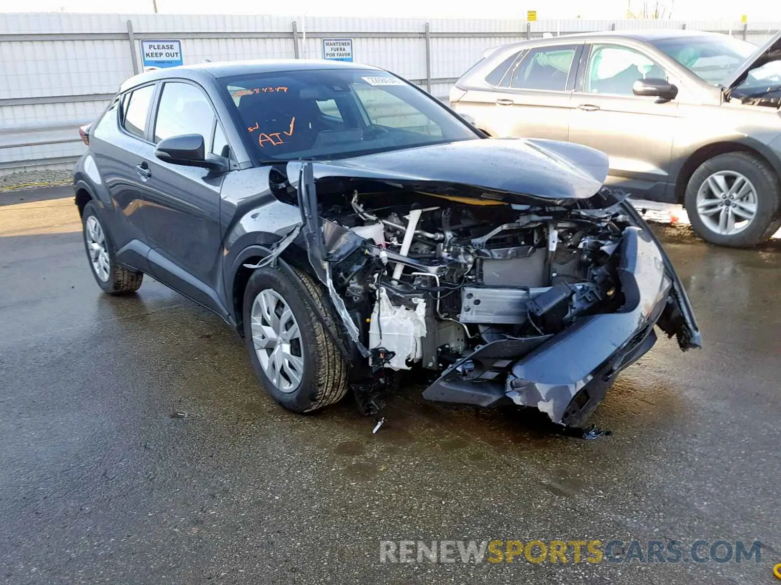 1 fotografías del automóvil dañado JTNKHMBX4K1018089 TOYOTA C-HR XLE 2019