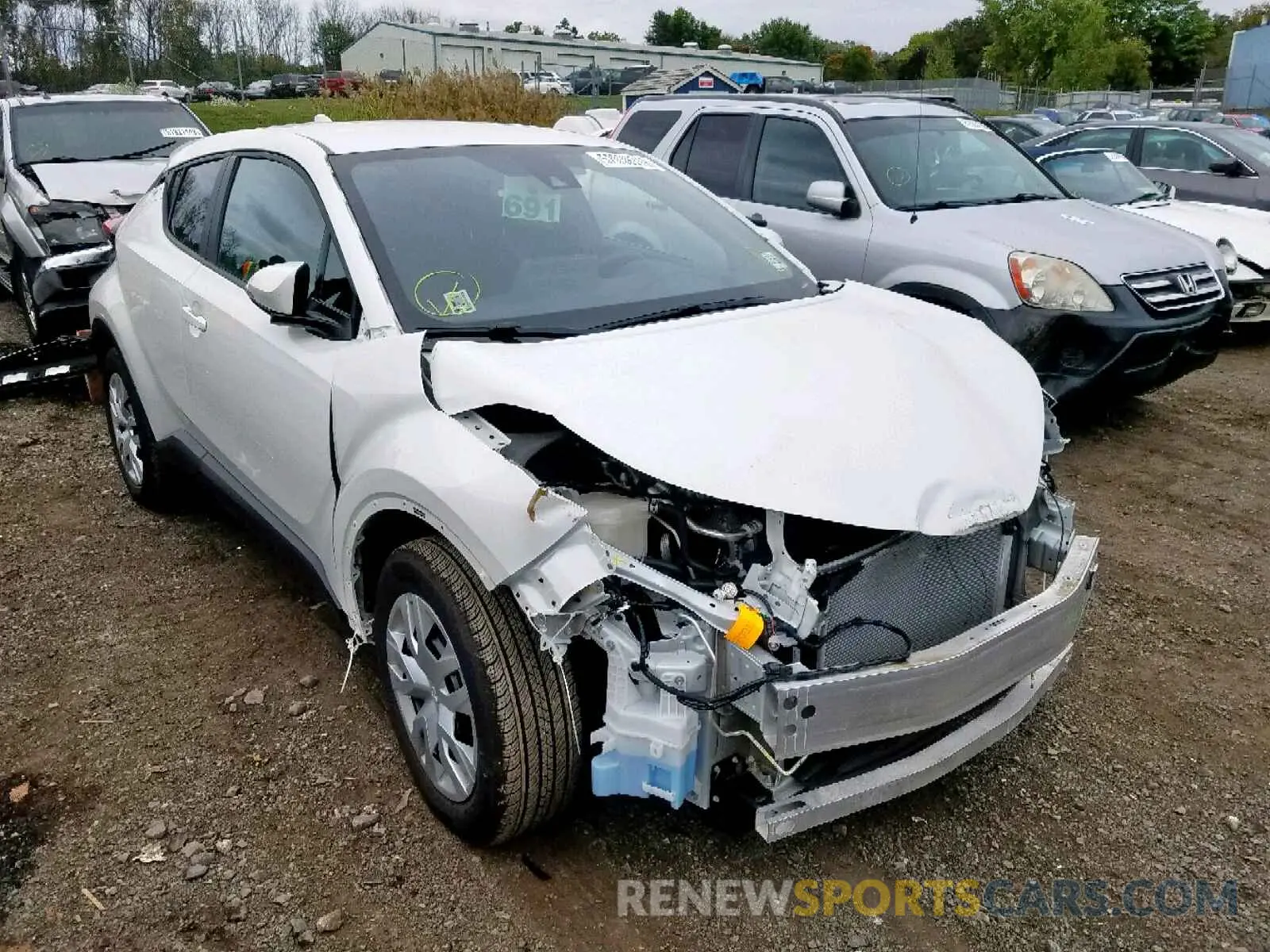 1 fotografías del automóvil dañado NMTKHMBX0KR074181 TOYOTA C-HR XLE 2019