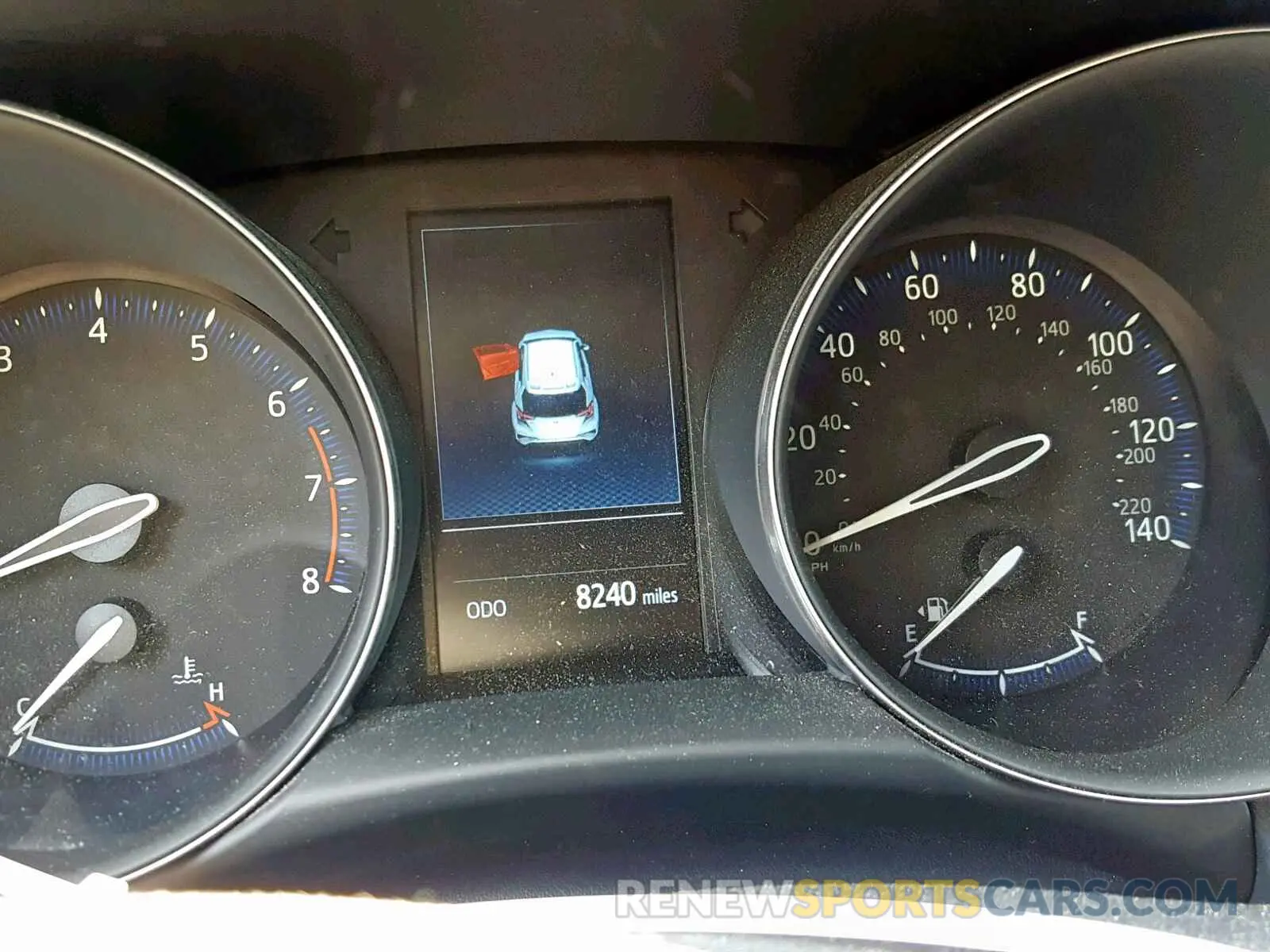 8 fotografías del automóvil dañado NMTKHMBX1KR077252 TOYOTA C-HR XLE 2019
