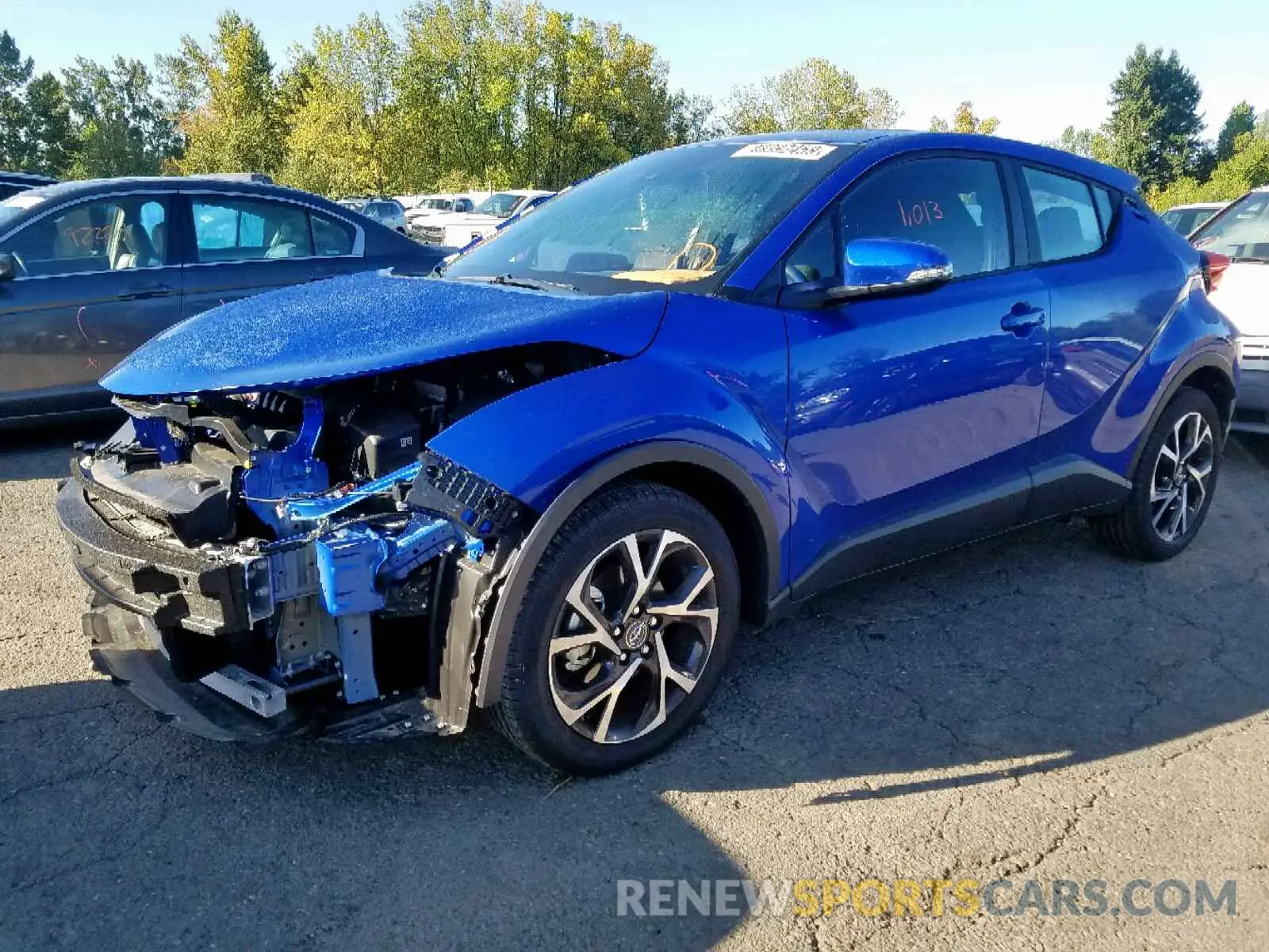 2 fotografías del automóvil dañado NMTKHMBX4KR078282 TOYOTA C-HR XLE 2019
