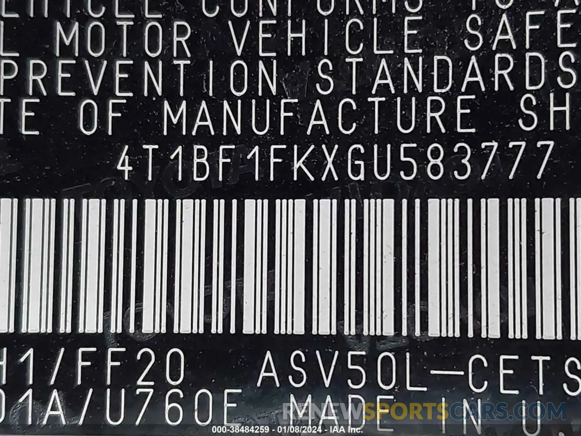 9 fotografías del automóvil dañado 4T1BF1FKXGU583777 TOYOTA CAMRY 2016