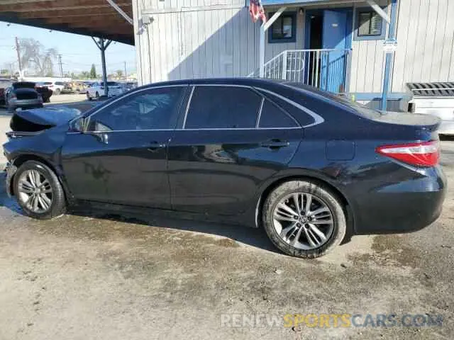 2 fotografías del automóvil dañado 4T1BF1FK9HU711752 TOYOTA CAMRY 2017
