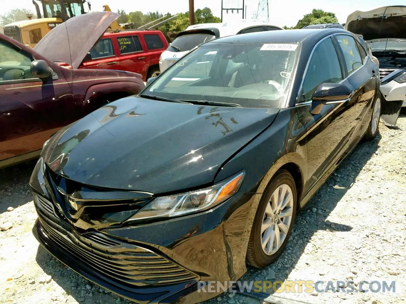 2 fotografías del automóvil dañado 4T1B11HK0KU171632 TOYOTA CAMRY 2019