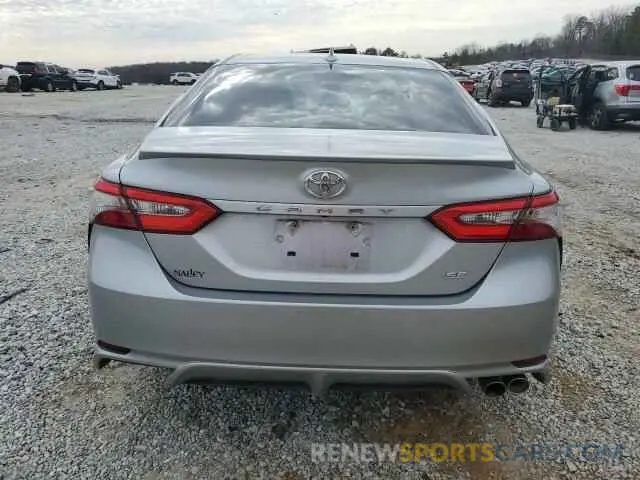 6 fotografías del automóvil dañado 4T1B11HK0KU185711 TOYOTA CAMRY 2019