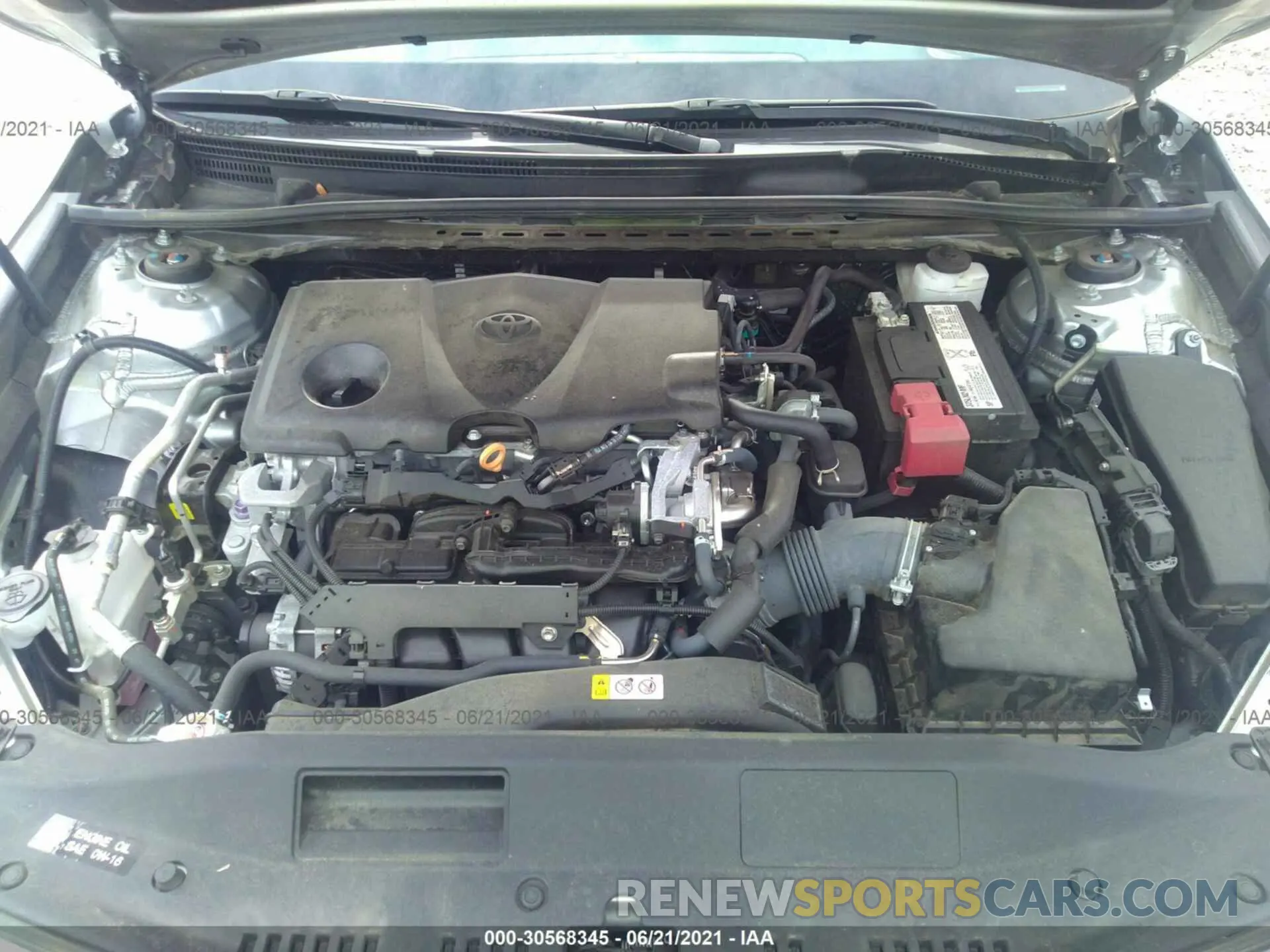 10 fotografías del automóvil dañado 4T1B11HK0KU214835 TOYOTA CAMRY 2019