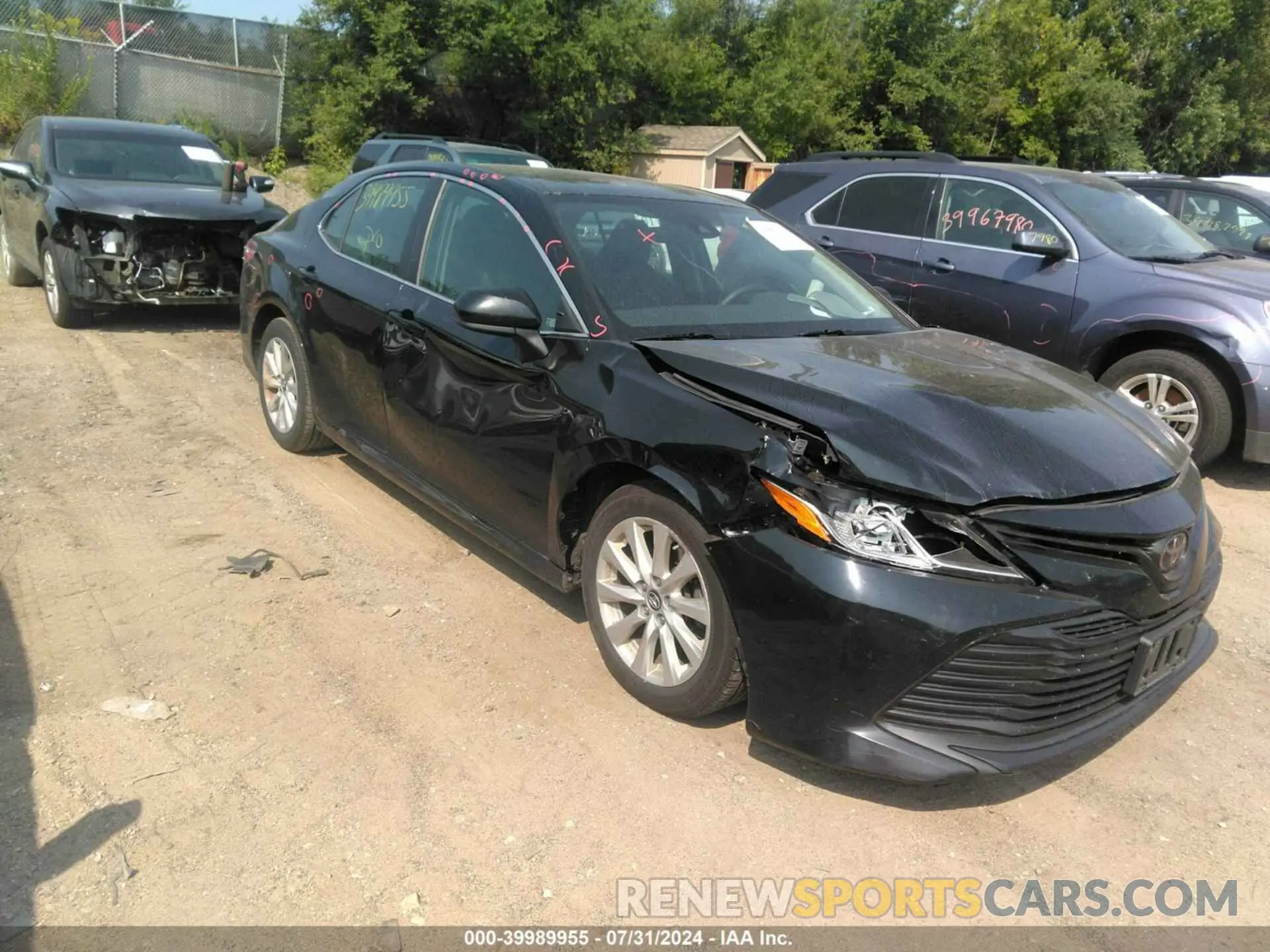 1 fotografías del automóvil dañado 4T1B11HK0KU215399 TOYOTA CAMRY 2019