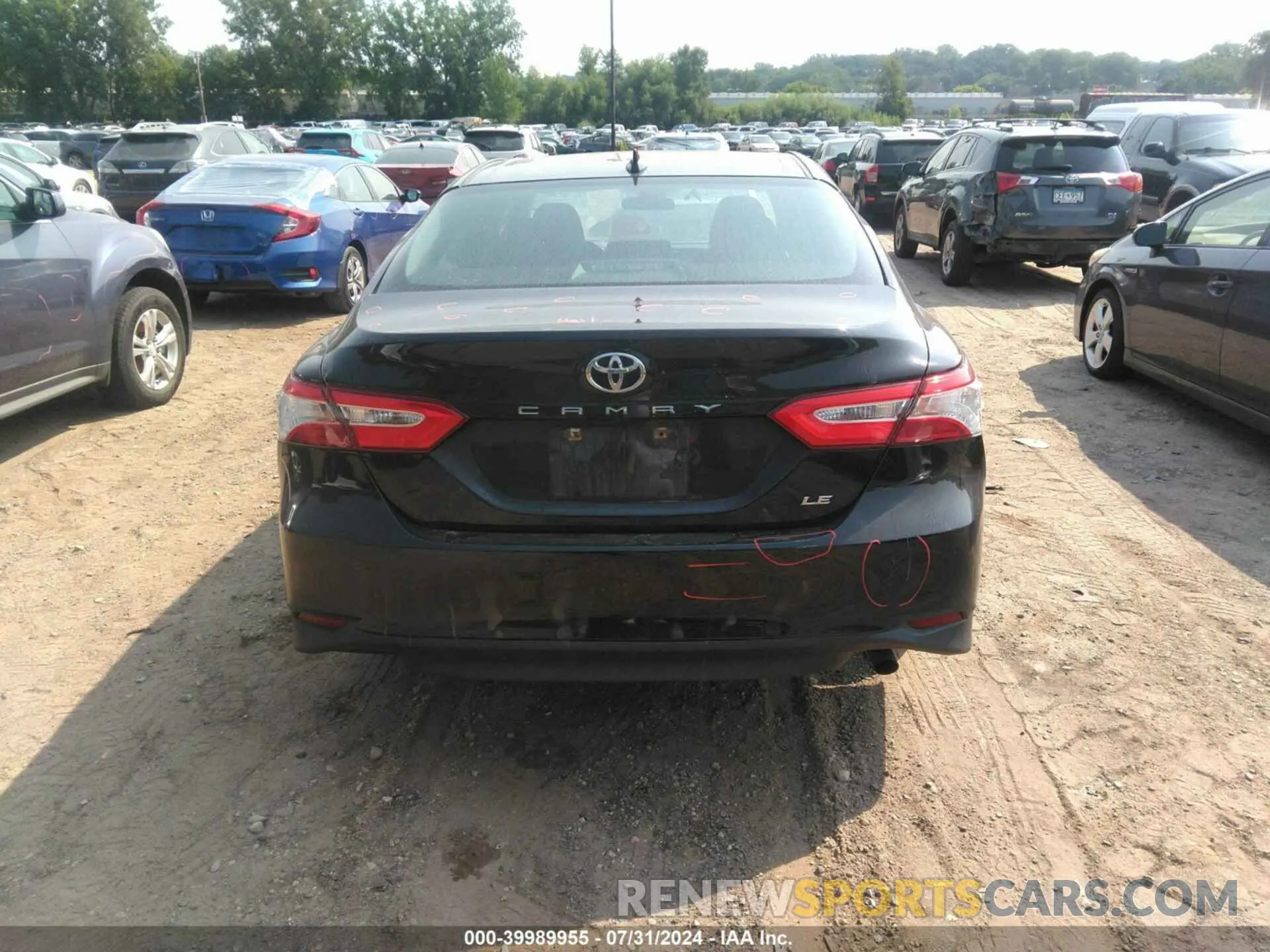 16 fotografías del automóvil dañado 4T1B11HK0KU215399 TOYOTA CAMRY 2019