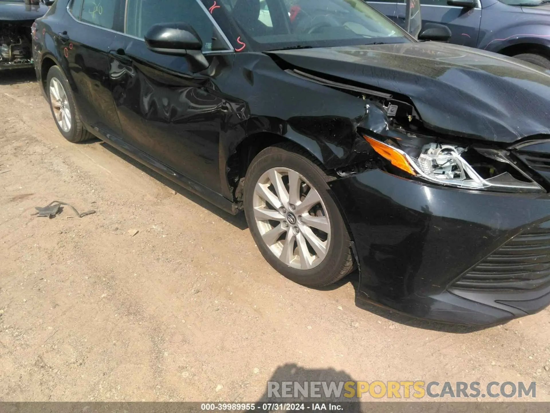 6 fotografías del automóvil dañado 4T1B11HK0KU215399 TOYOTA CAMRY 2019
