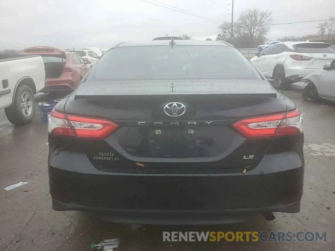 6 fotografías del automóvil dañado 4T1B11HK0KU218237 TOYOTA CAMRY 2019