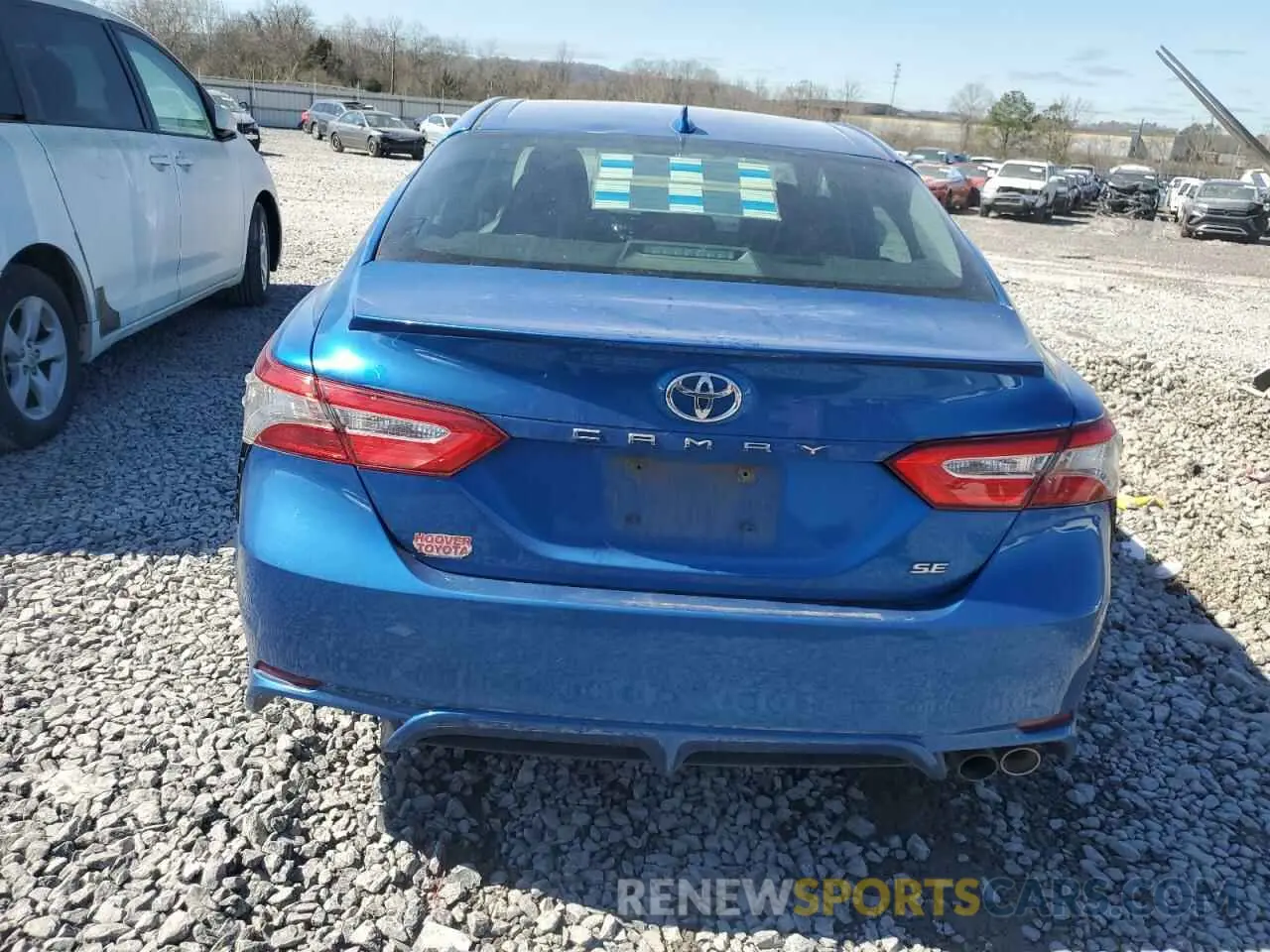 6 fotografías del automóvil dañado 4T1B11HK0KU242327 TOYOTA CAMRY 2019