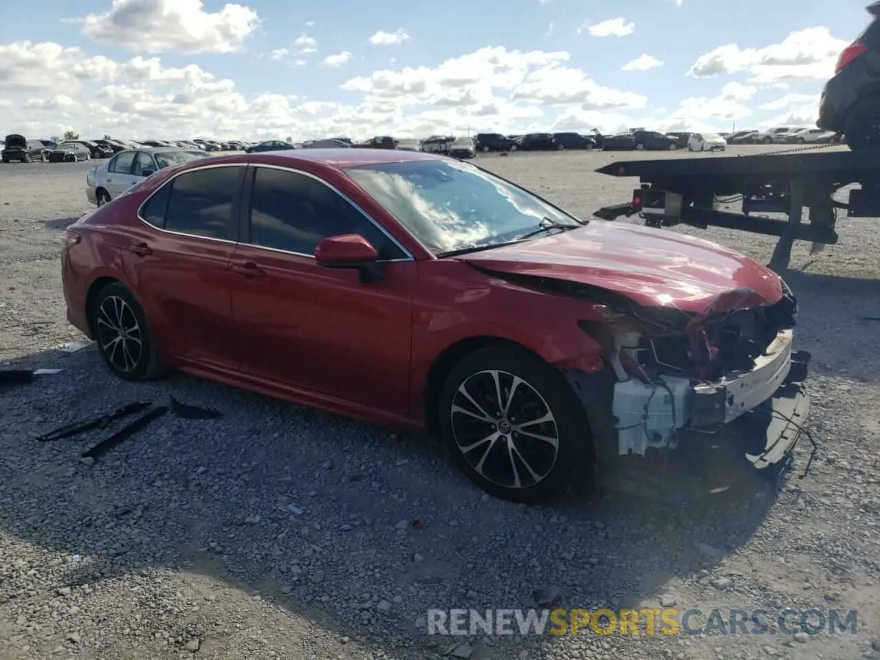 4 fotografías del automóvil dañado 4T1B11HK0KU244336 TOYOTA CAMRY 2019