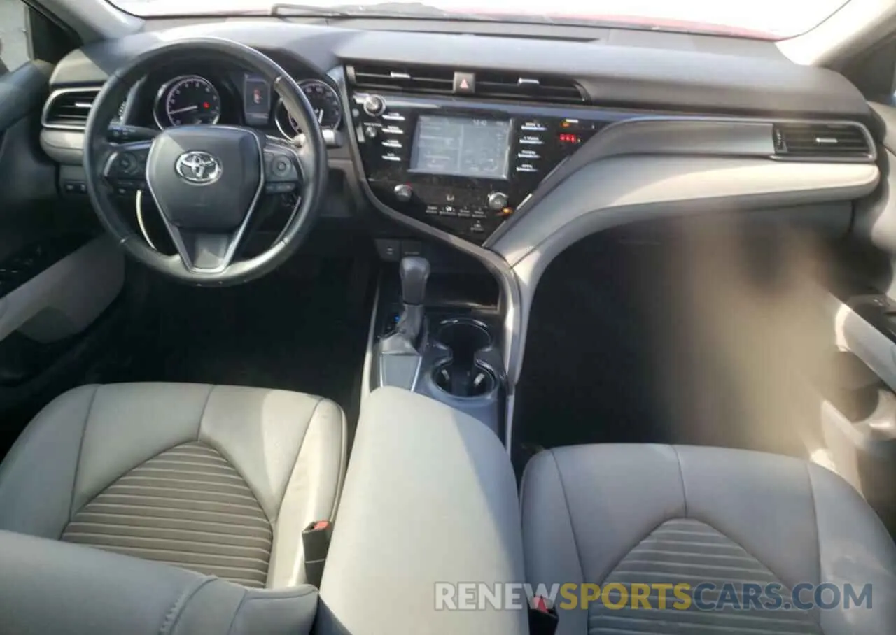 8 fotografías del automóvil dañado 4T1B11HK0KU244336 TOYOTA CAMRY 2019
