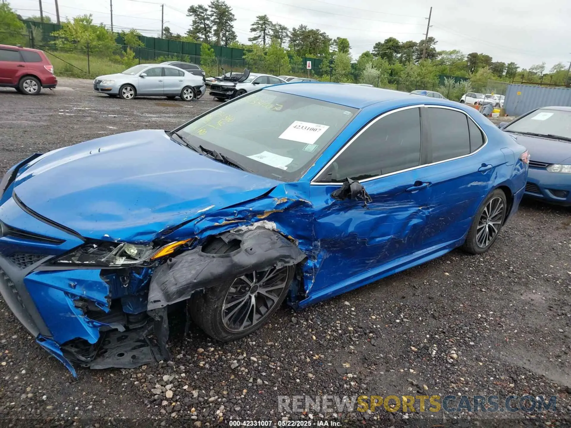 6 fotografías del automóvil dañado 4T1B11HK0KU278079 TOYOTA CAMRY 2019