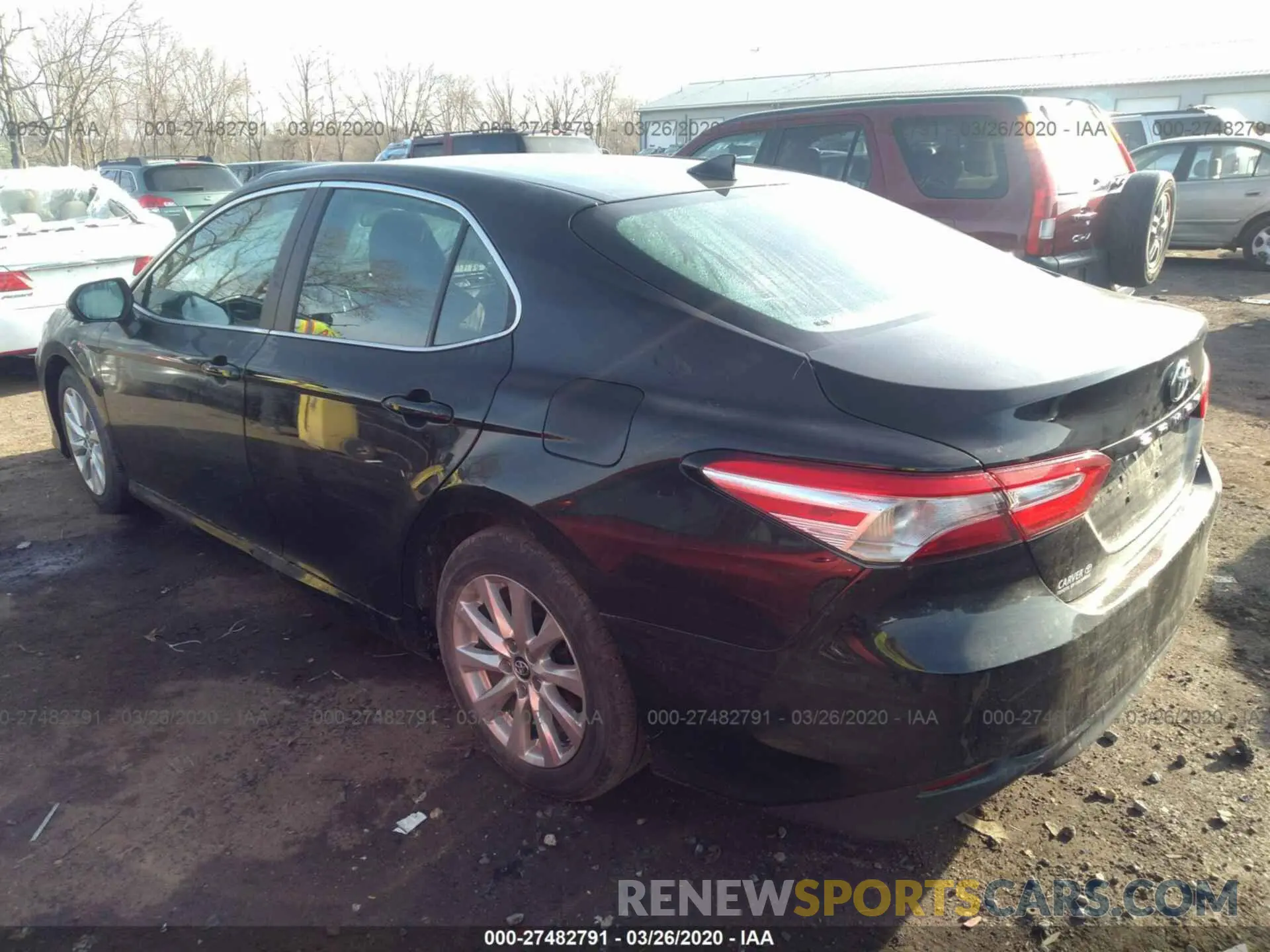 3 fotografías del automóvil dañado 4T1B11HK0KU709942 TOYOTA CAMRY 2019
