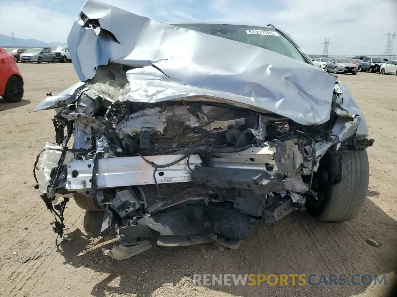 5 fotografías del automóvil dañado 4T1B11HK0KU763600 TOYOTA CAMRY 2019