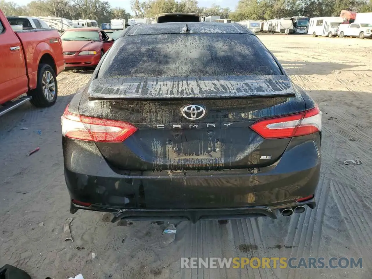 6 fotografías del automóvil dañado 4T1B11HK0KU776086 TOYOTA CAMRY 2019