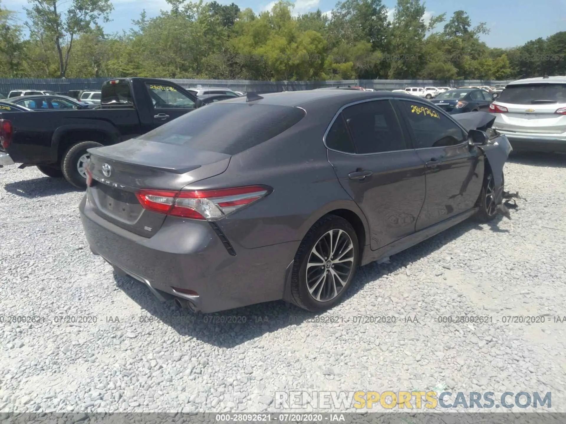 4 fotografías del automóvil dañado 4T1B11HK0KU783314 TOYOTA CAMRY 2019