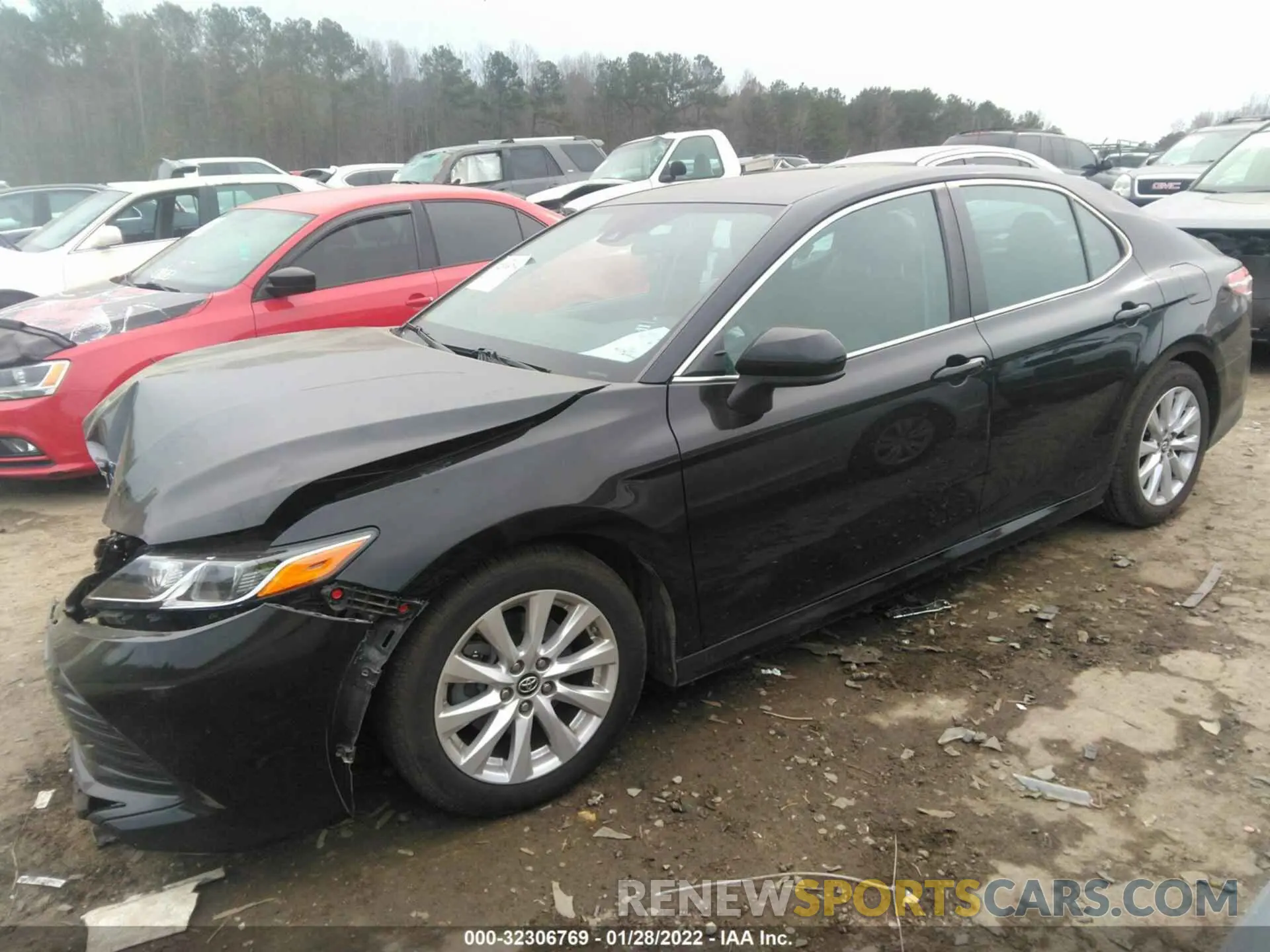 2 fotografías del automóvil dañado 4T1B11HK0KU786410 TOYOTA CAMRY 2019