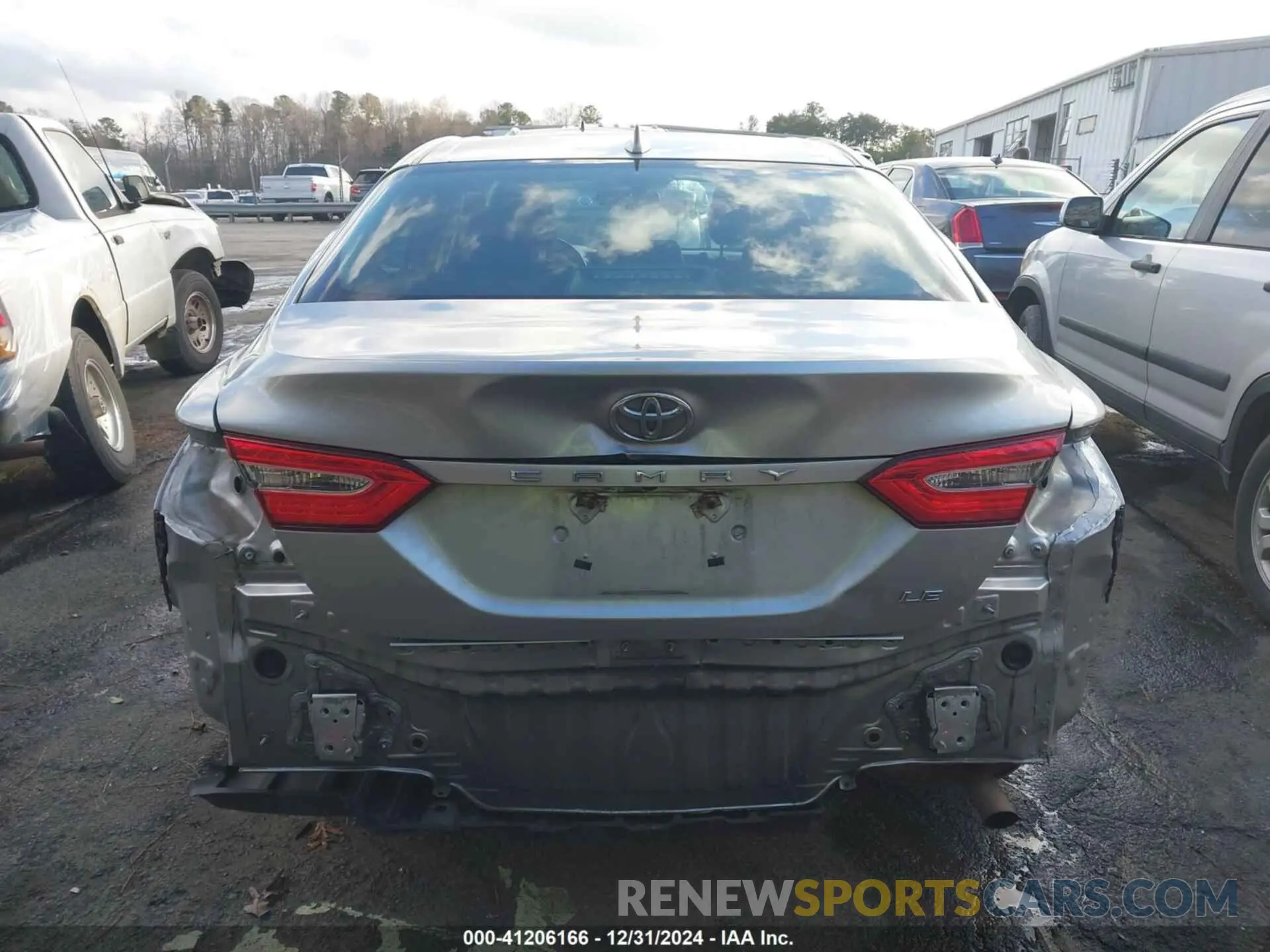6 fotografías del automóvil dañado 4T1B11HK0KU791767 TOYOTA CAMRY 2019