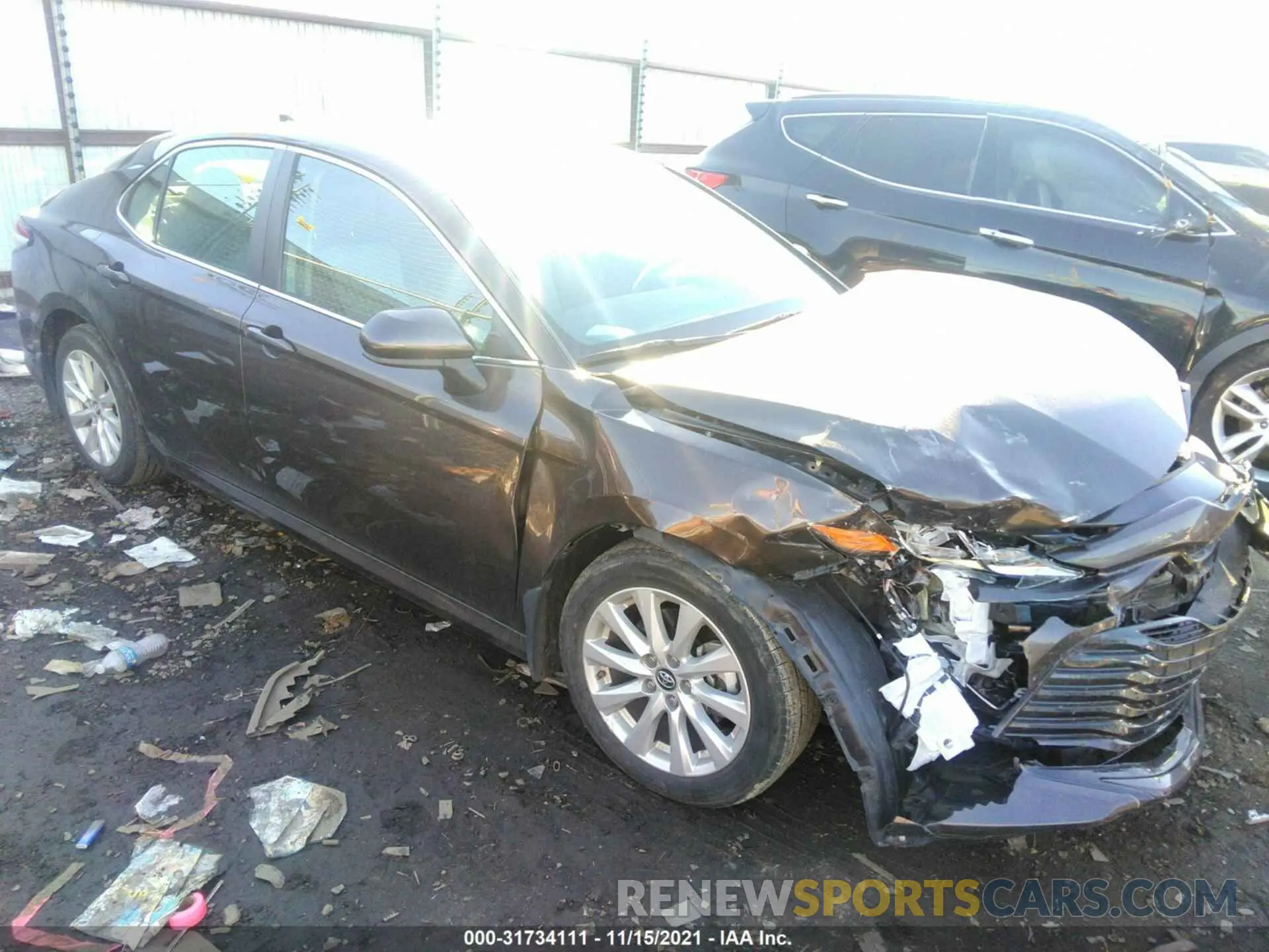 1 fotografías del automóvil dañado 4T1B11HK0KU809376 TOYOTA CAMRY 2019