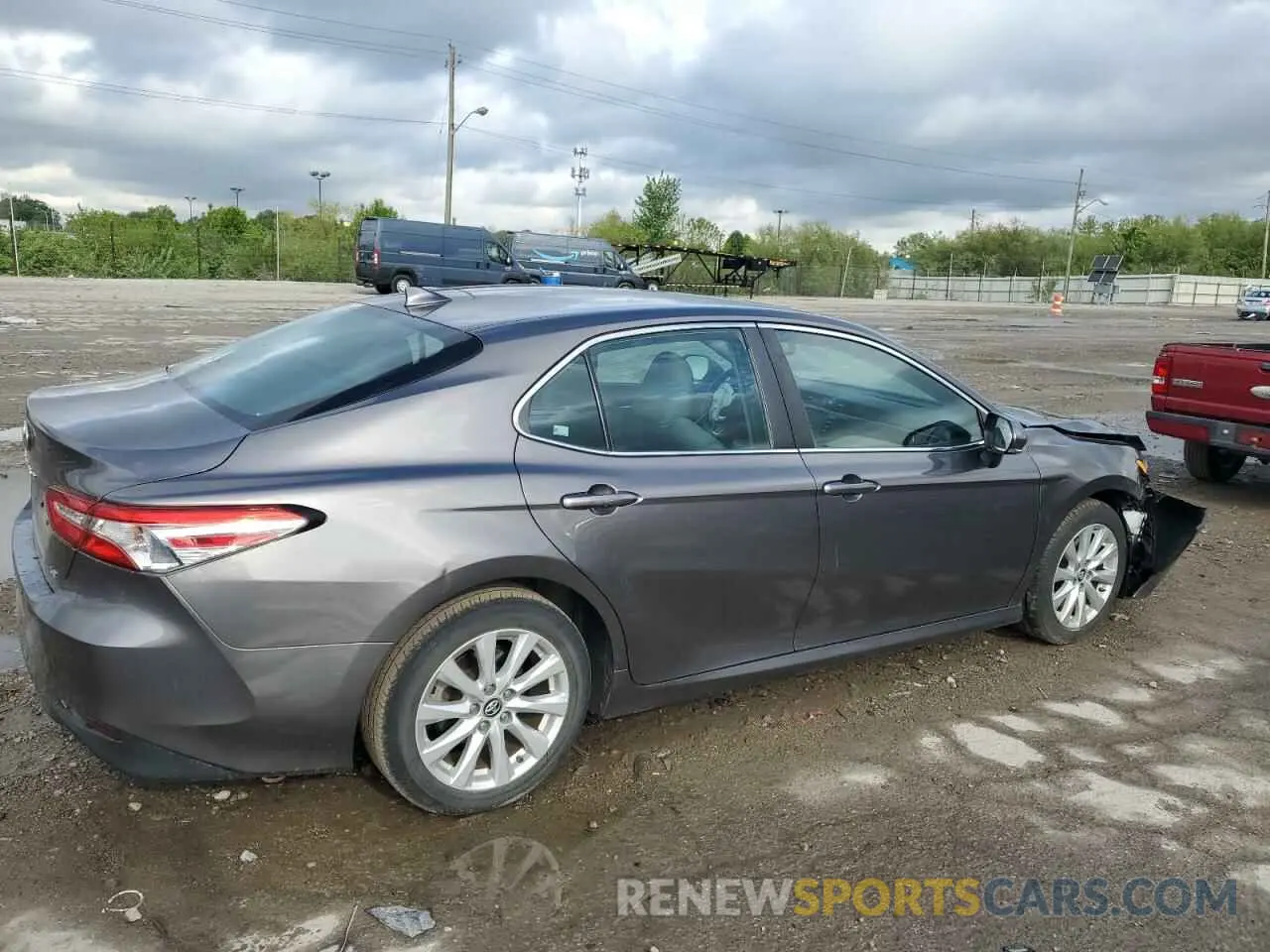 3 fotografías del automóvil dañado 4T1B11HK0KU809510 TOYOTA CAMRY 2019