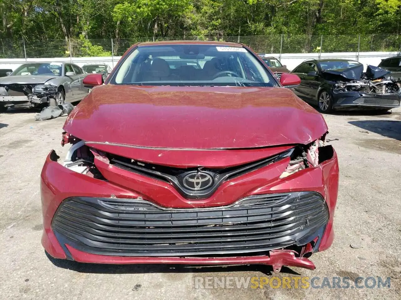 5 fotografías del automóvil dañado 4T1B11HK0KU810494 TOYOTA CAMRY 2019