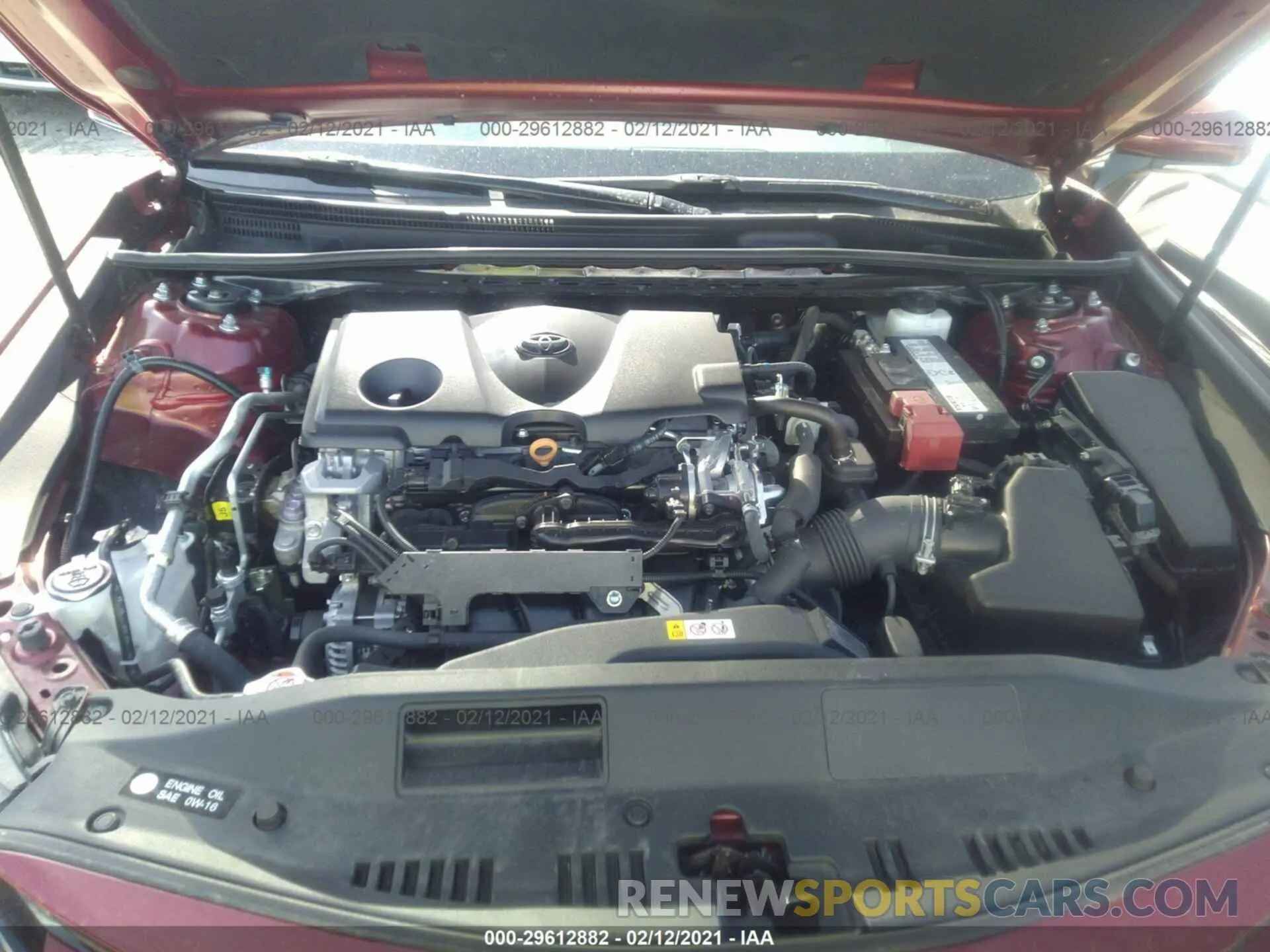 10 fotografías del automóvil dañado 4T1B11HK0KU817221 TOYOTA CAMRY 2019