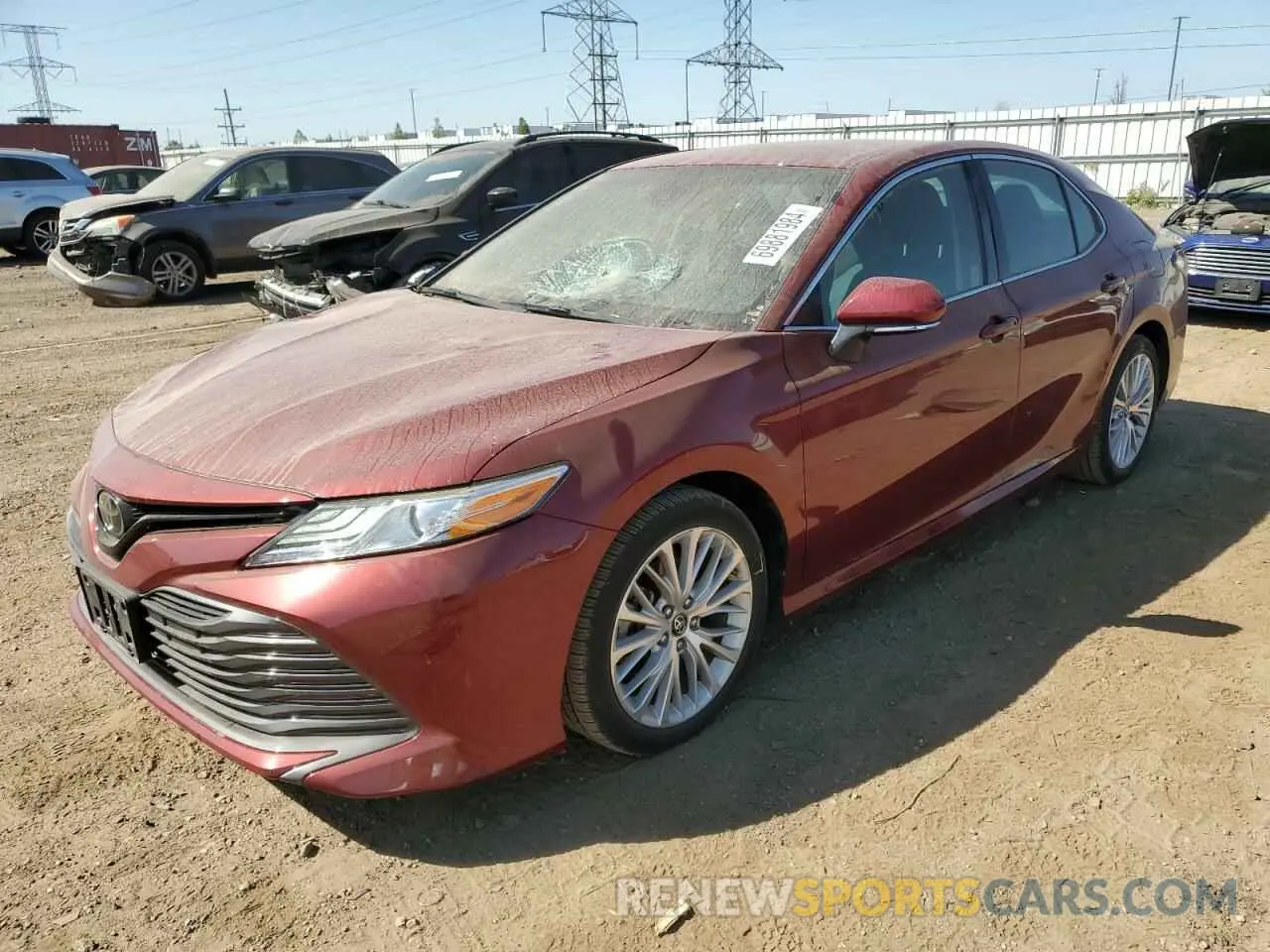 1 fotografías del automóvil dañado 4T1B11HK0KU824301 TOYOTA CAMRY 2019