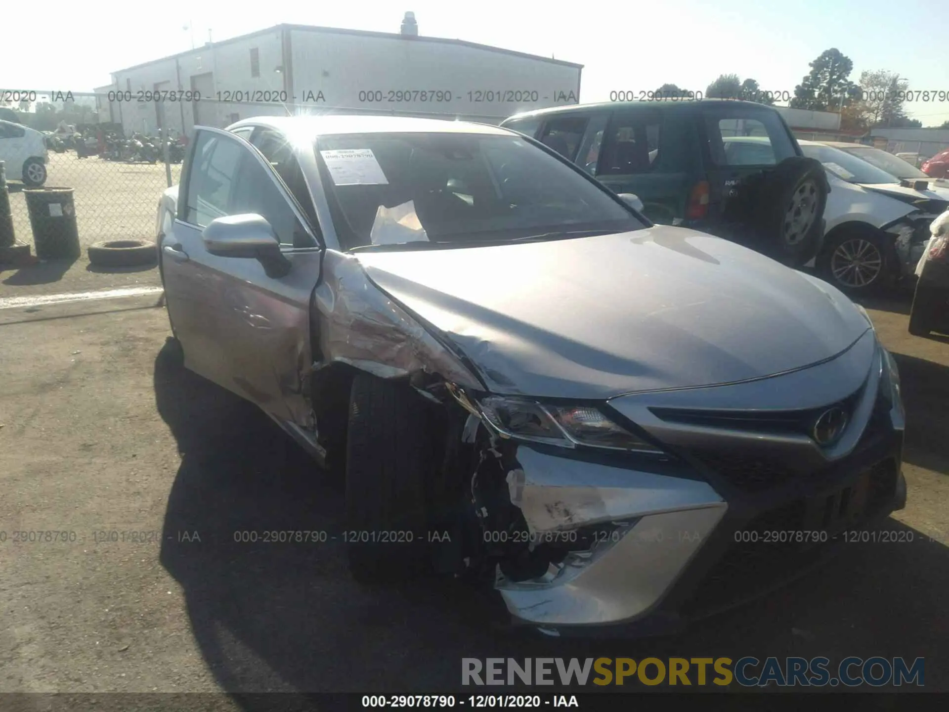 6 fotografías del automóvil dañado 4T1B11HK0KU838439 TOYOTA CAMRY 2019