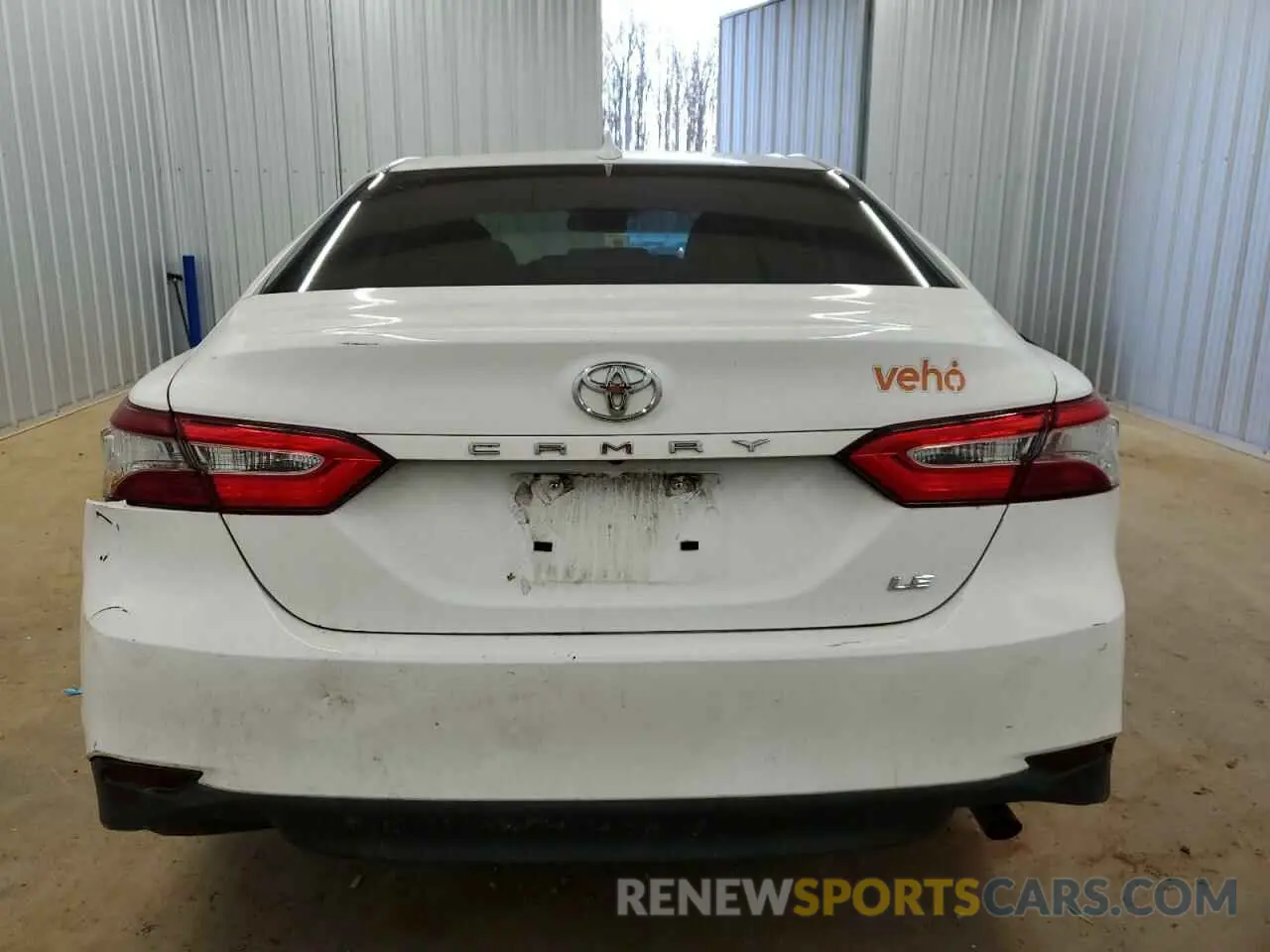 6 fotografías del automóvil dañado 4T1B11HK0KU845004 TOYOTA CAMRY 2019