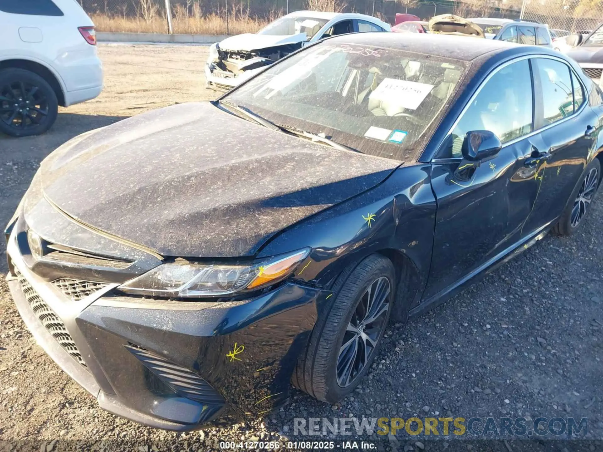 6 fotografías del automóvil dañado 4T1B11HK0KU847979 TOYOTA CAMRY 2019