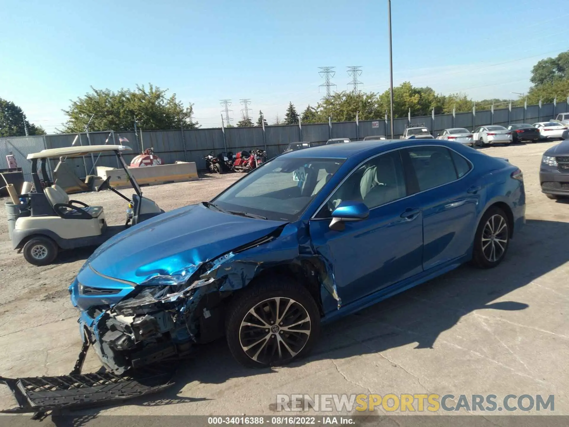 2 fotografías del automóvil dañado 4T1B11HK1KU164320 TOYOTA CAMRY 2019