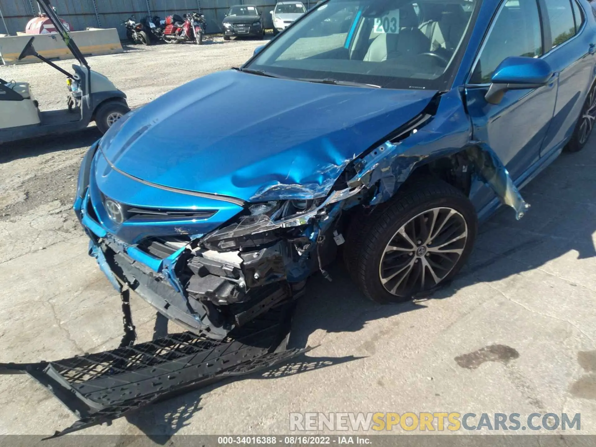 6 fotografías del automóvil dañado 4T1B11HK1KU164320 TOYOTA CAMRY 2019