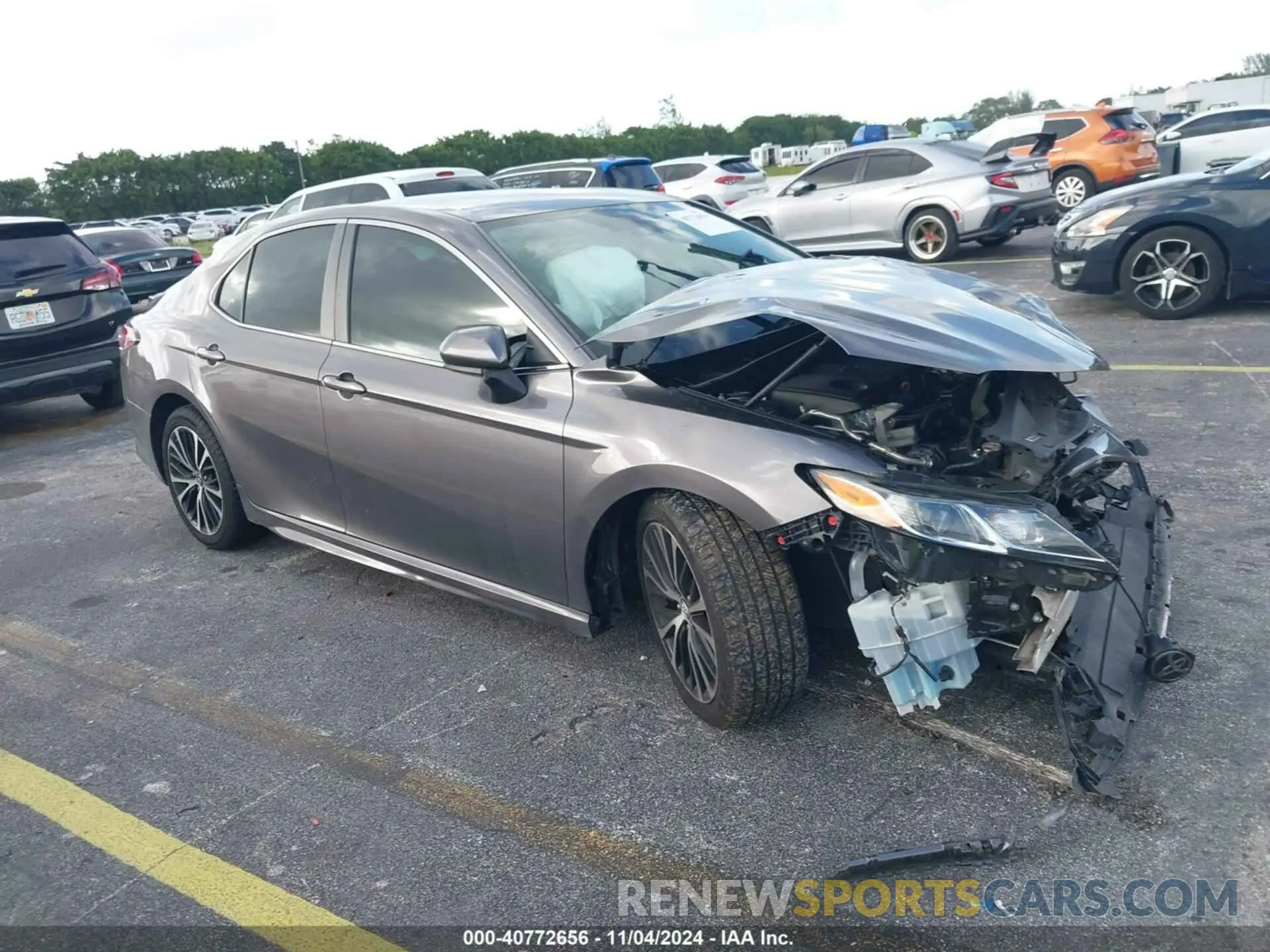 1 fotografías del automóvil dañado 4T1B11HK1KU187886 TOYOTA CAMRY 2019