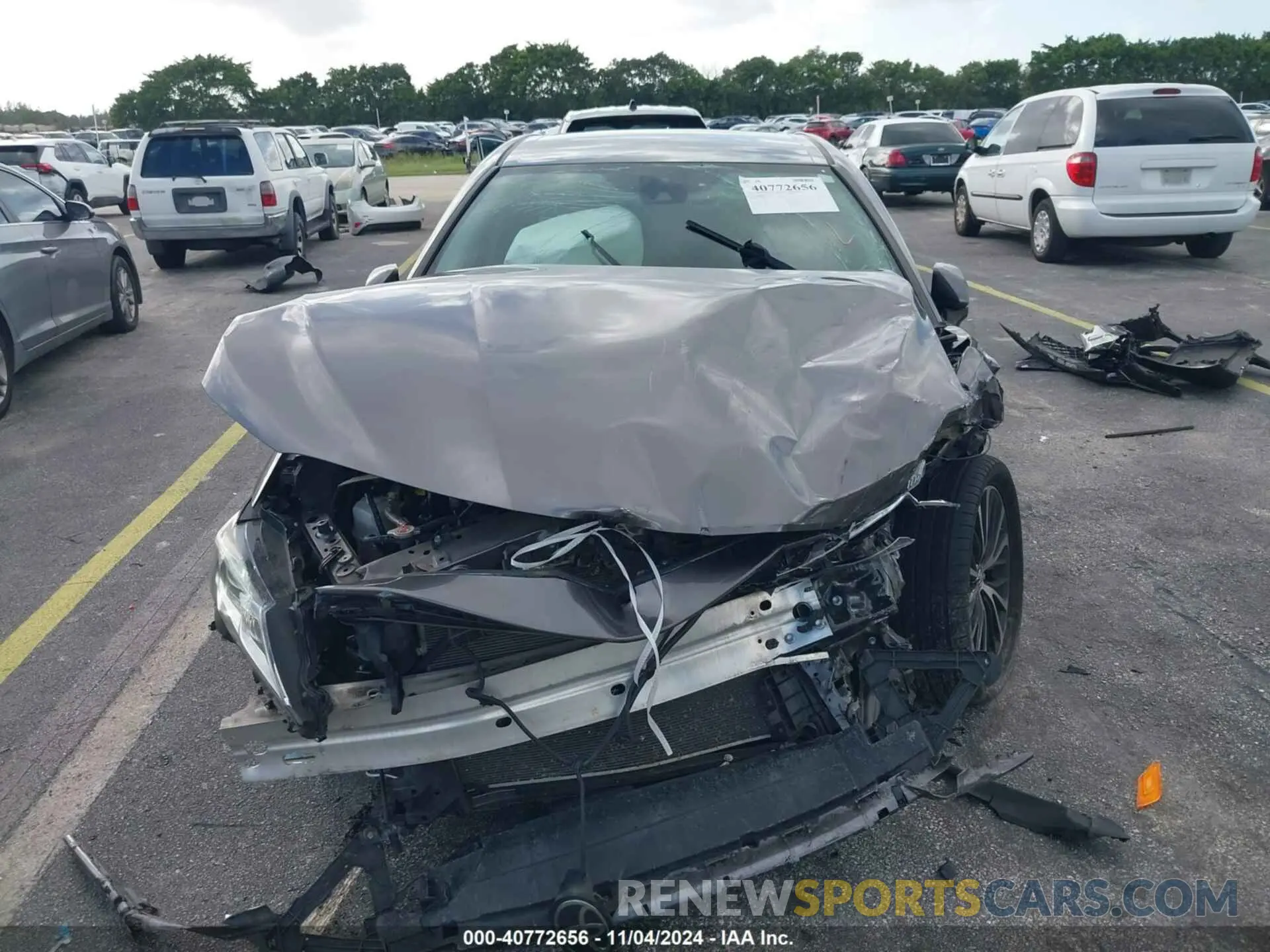6 fotografías del automóvil dañado 4T1B11HK1KU187886 TOYOTA CAMRY 2019