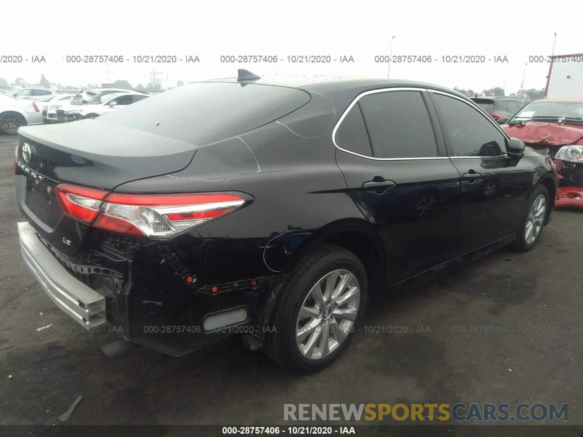 4 fotografías del automóvil dañado 4T1B11HK1KU203519 TOYOTA CAMRY 2019