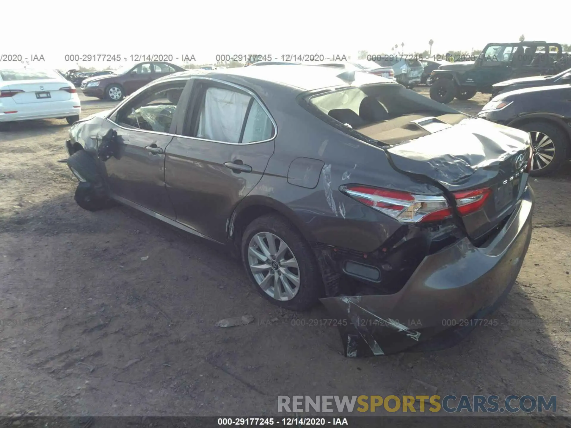 3 fotografías del automóvil dañado 4T1B11HK1KU204640 TOYOTA CAMRY 2019