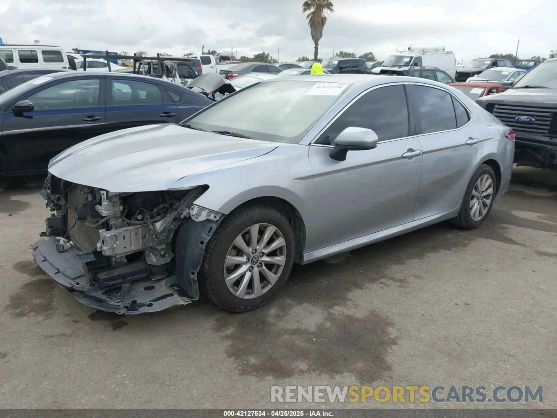 2 fotografías del automóvil dañado 4T1B11HK1KU205545 TOYOTA CAMRY 2019