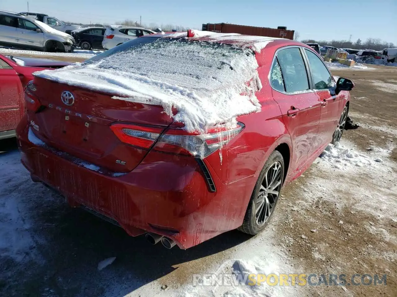 4 fotografías del automóvil dañado 4T1B11HK1KU210471 TOYOTA CAMRY 2019