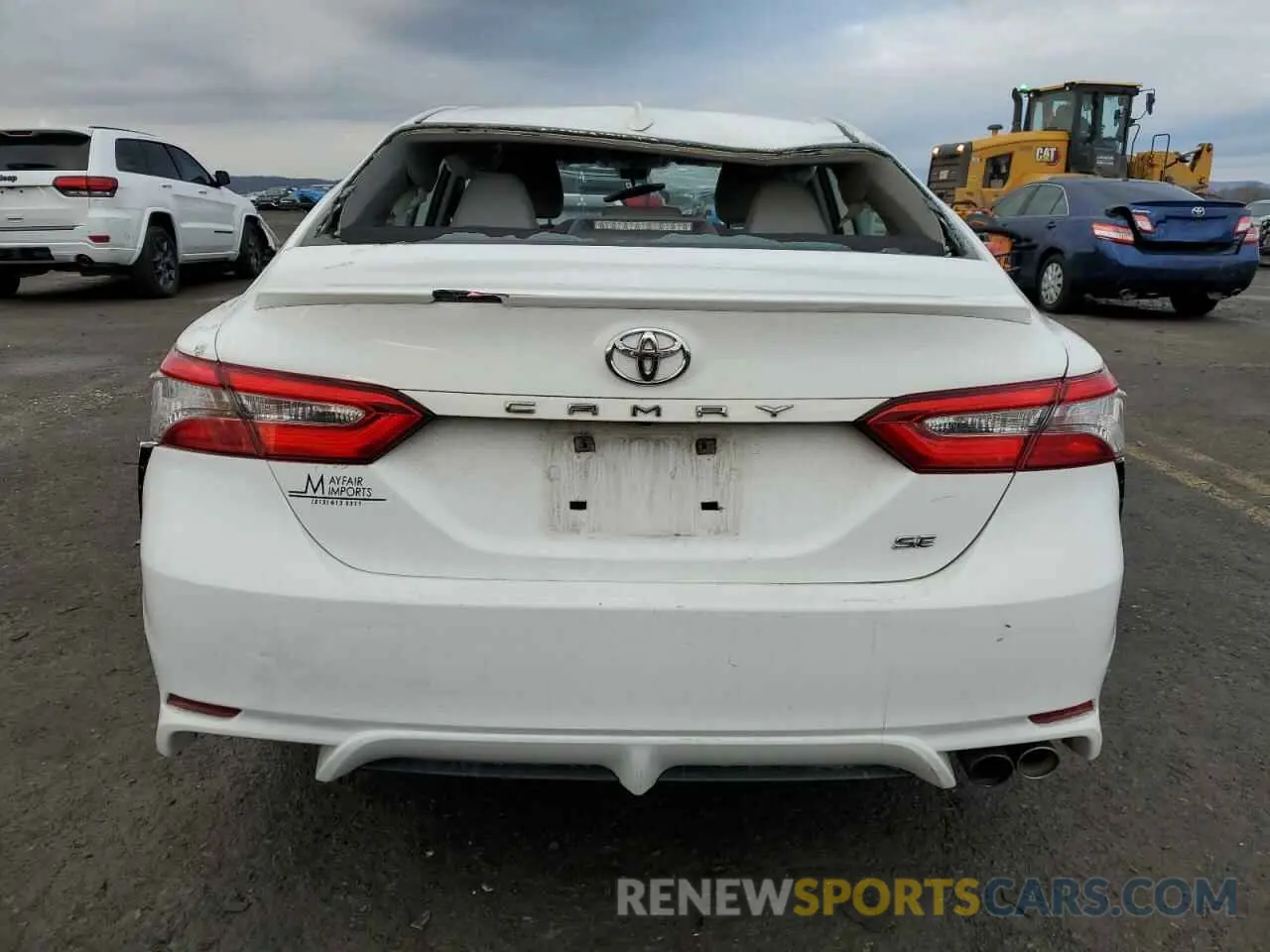 6 fotografías del automóvil dañado 4T1B11HK1KU214732 TOYOTA CAMRY 2019
