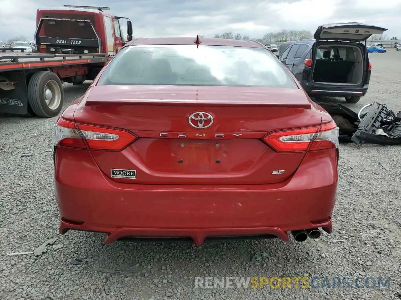 6 fotografías del automóvil dañado 4T1B11HK1KU225553 TOYOTA CAMRY 2019