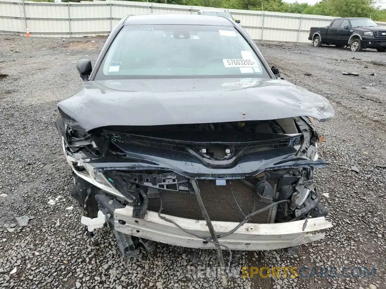 5 fotografías del automóvil dañado 4T1B11HK1KU277099 TOYOTA CAMRY 2019
