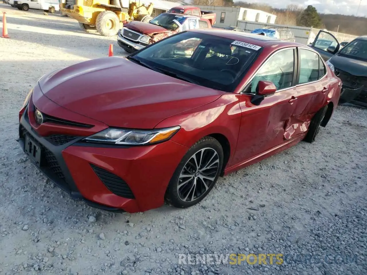 2 fotografías del automóvil dañado 4T1B11HK1KU293819 TOYOTA CAMRY 2019
