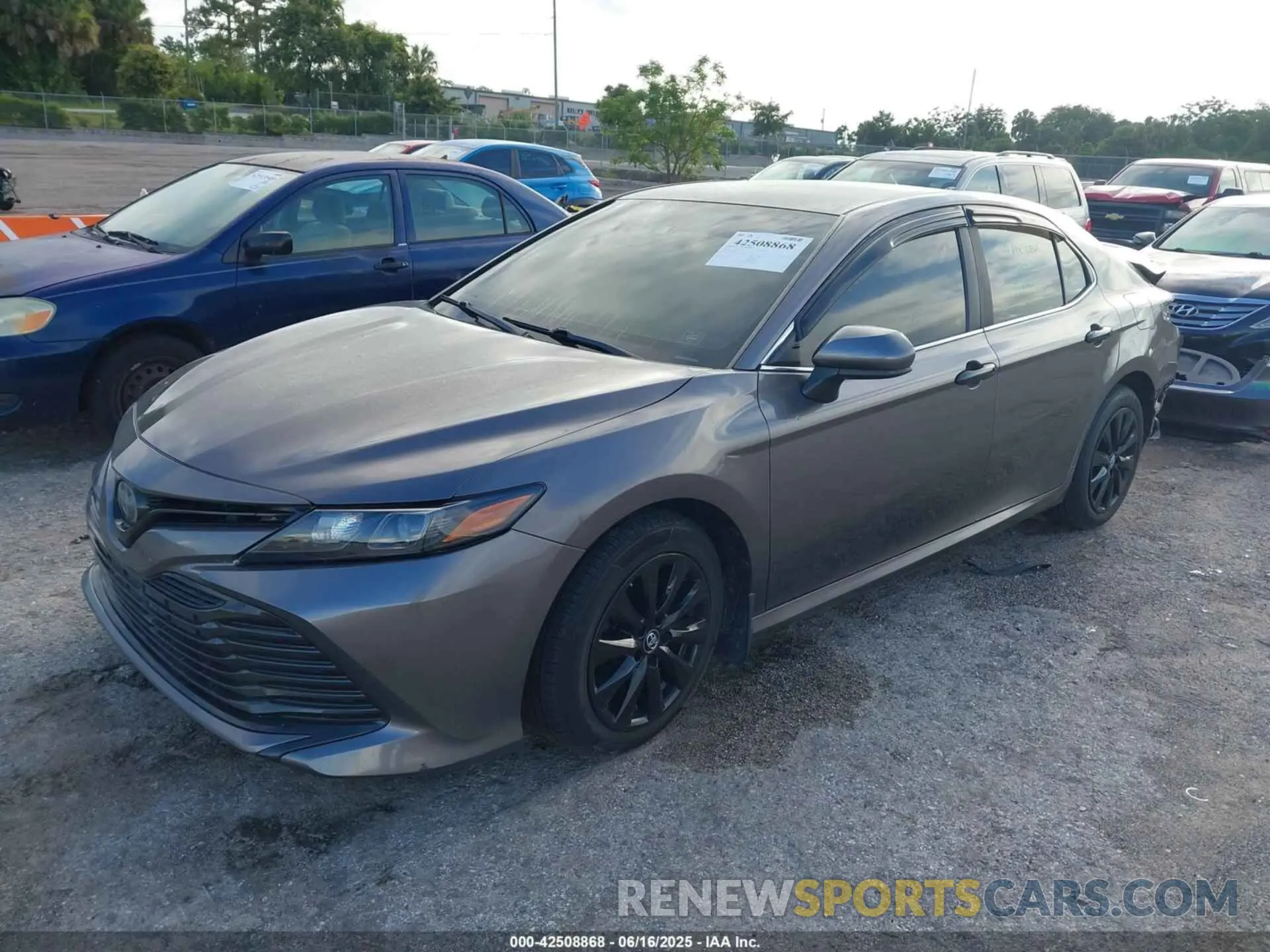 2 fotografías del automóvil dañado 4T1B11HK1KU697803 TOYOTA CAMRY 2019