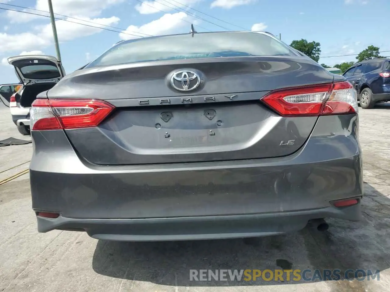 6 fotografías del automóvil dañado 4T1B11HK1KU714857 TOYOTA CAMRY 2019