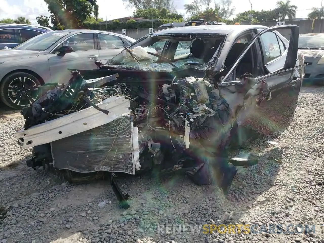 2 fotografías del automóvil dañado 4T1B11HK1KU720593 TOYOTA CAMRY 2019