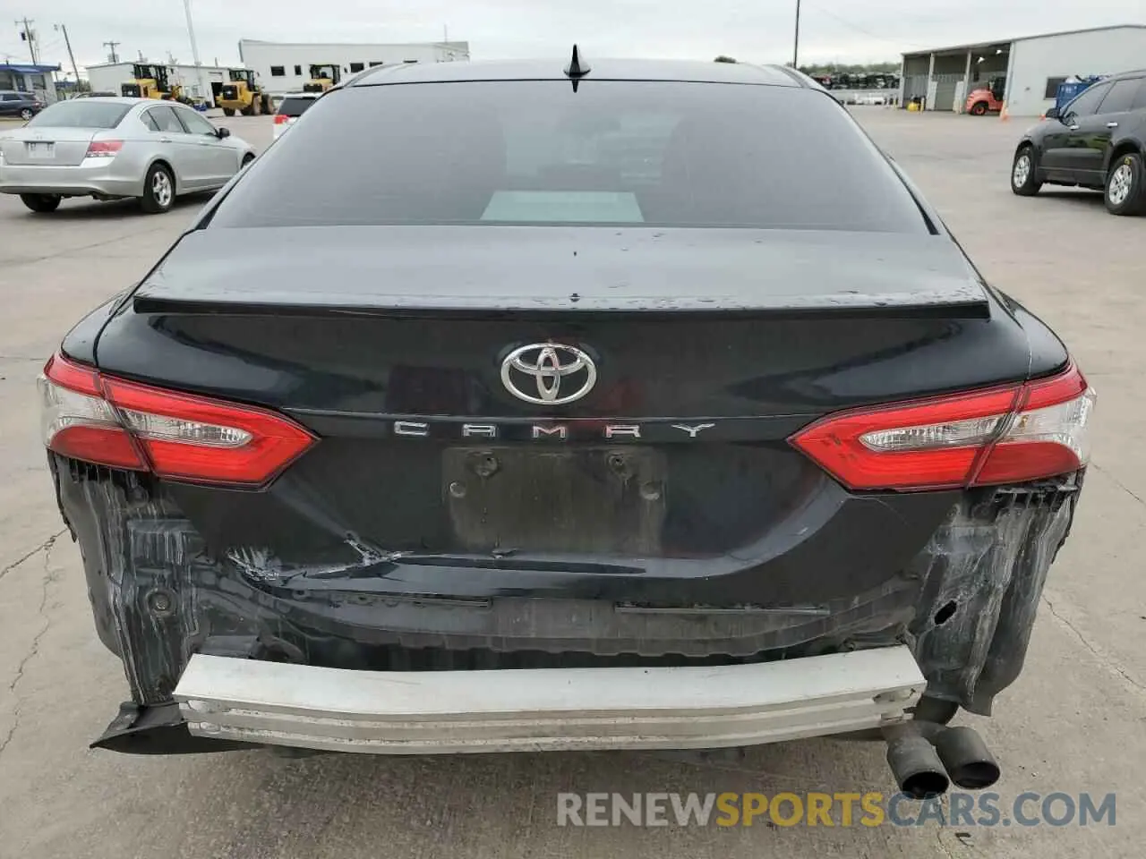 6 fotografías del automóvil dañado 4T1B11HK1KU723607 TOYOTA CAMRY 2019