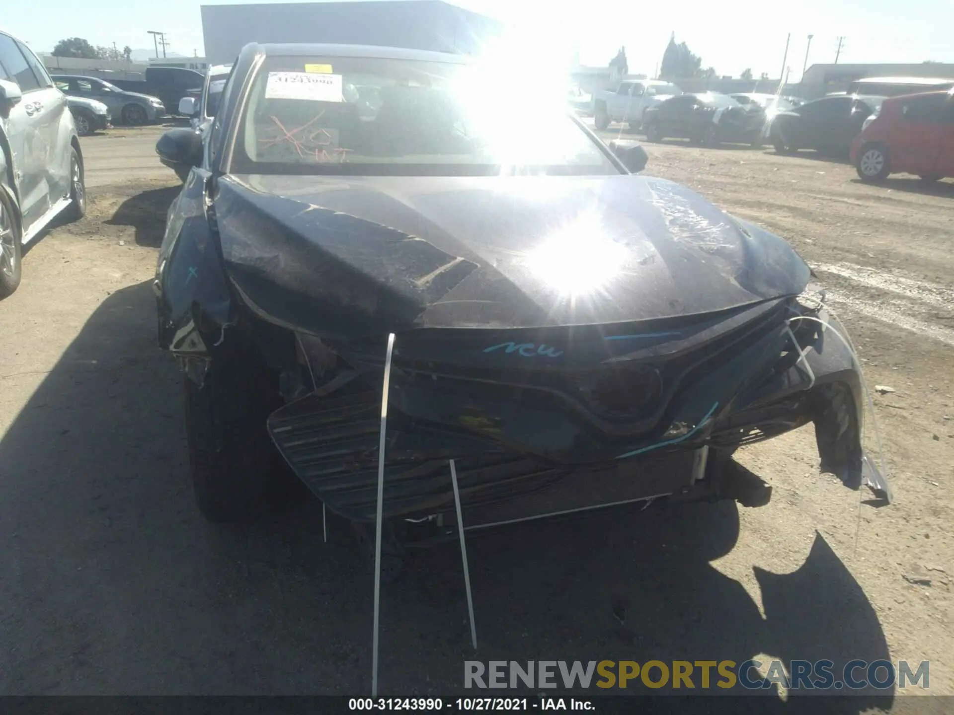 6 fotografías del automóvil dañado 4T1B11HK1KU733974 TOYOTA CAMRY 2019