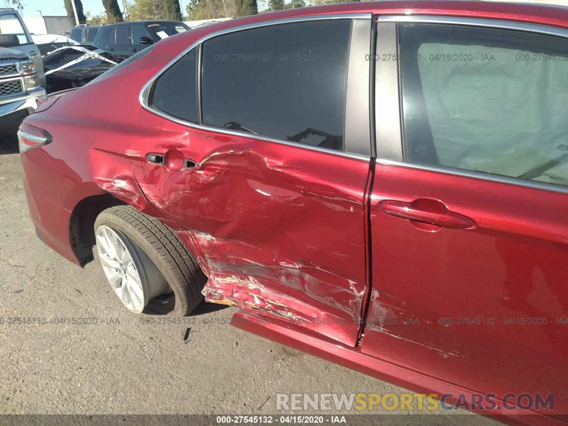 6 fotografías del automóvil dañado 4T1B11HK1KU735207 TOYOTA CAMRY 2019